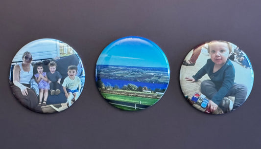 Circle Custom Photo Magnets